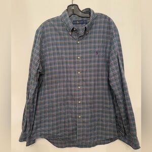Vintage Polo Ralph Lauren Checkered Shirt Size Men’s XL Button Down Plaid Shirt